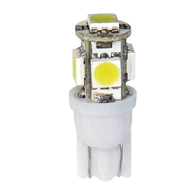 L041.JPG 12v Hyper Led 15 5 Smd X 3 Chips (t10) W2 1x9 5d 2 Pz D/blister Bianco Doppia Polarità Lampadine A Led T10 T15 Lampa Le
