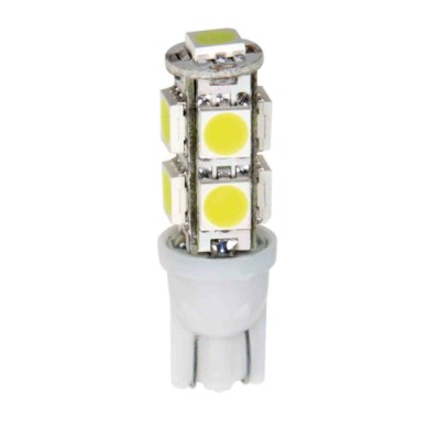 L042.JPG 12v Hyper Led 27 9 Smd X 3 Chips (t10) W2 1x9 5d 2 Pz D/blister Bianco Doppia Polarità Lampadine A Led T10 T15 Lampa Le