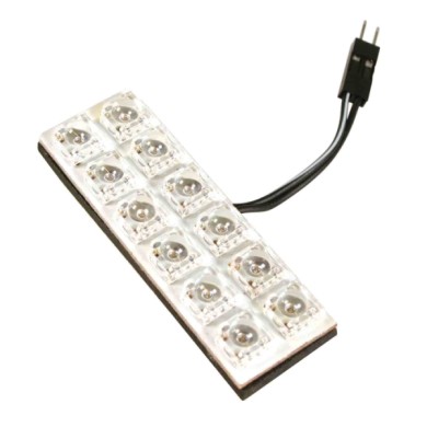 58495-S-02.JPG 12v Hyper Led Pannello 12 Led 20x60 Mm 1 Pz D/blister Bianco Pannelli A Led Lampa Led