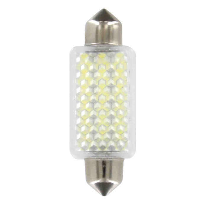 L135.JPG 12v Led Series 36 Smd X 1 Chips 15x41 Mm Sv8 5 8 1 Pz D/blister Bianco Doppia Polarità Lampadine A Led Siluro Lampa Led