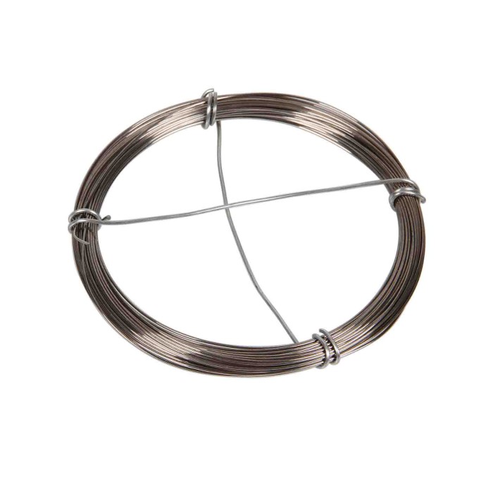 59541-C-01.JPG Filo Acciaio Zincato Ø 0 5 Mm X 10 M Materiale Di Fissaggio Materiale Di Fissaggio