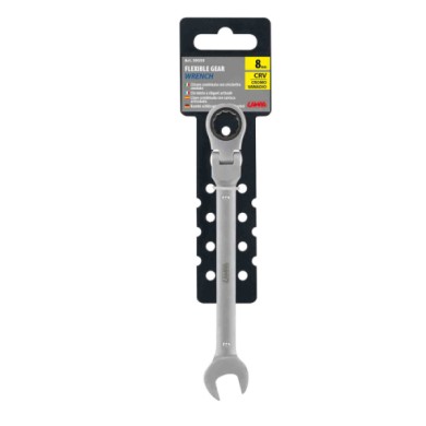 59555-S-01.JPG Chiave Combinata Con Cricchetto Snodato 8 Mm Chiavi Di Serraggio Utensili
