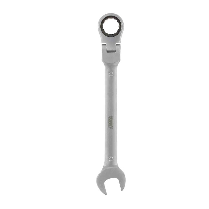 59558-C-01.JPG Chiave Combinata Con Cricchetto Snodato 13 Mm Chiavi Di Serraggio Utensili