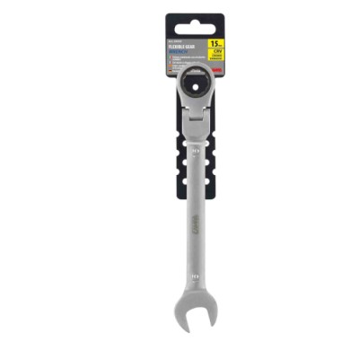 59559-S-01.JPG Chiave Combinata Con Cricchetto Snodato 15 Mm Chiavi Di Serraggio Utensili