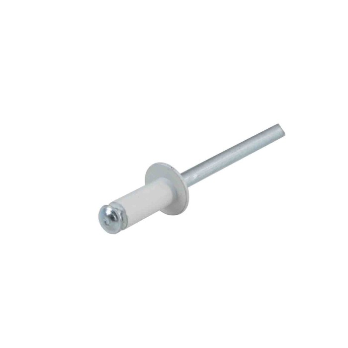 59583-S-01.JPG Aluminium Rivets Set 50 Rivetti Graf Per Portatarga Bianco Utensili Utensili