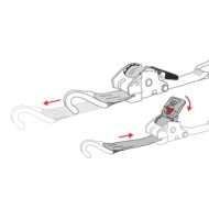 60141-D-01.JPG Nastro Tensore Con Cricchetto Autoretrattile Doppio Gancio 2 5x300 Cm Nastri Tensori Portabiciclette
