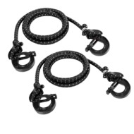 Uni Flex Coppia Corde Elastiche Regolabili Con Ganci Di Sicurezza Corde Elastiche E Funi Portabiciclette