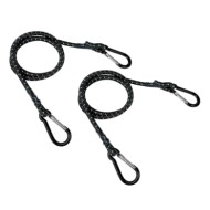 Snap Hook Coppia Corde Elastiche Con Moschettoni In Alluminio Corde Elastiche E Funi Portabiciclette