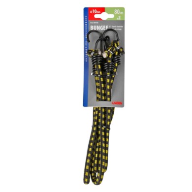 60192-C-01.JPG Corde Elastiche Standard Ø 10 Mm 2x80 Cm Corde Elastiche E Funi Portabiciclette