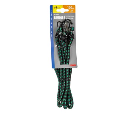 60201-C-01.JPG Corde Elastiche Slim Ø 8 Mm 2x100 Cm Corde Elastiche E Funi Portabiciclette