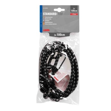 60202-C-01.JPG Corde Elastiche Standard Ø 10 Mm 2x100 Cm Corde Elastiche E Funi Portabiciclette
