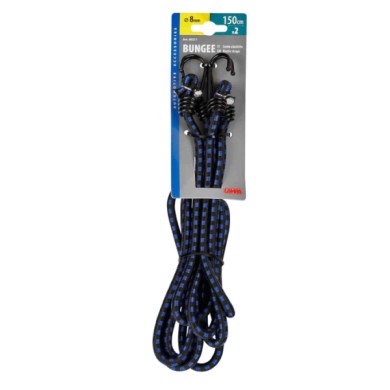 60211-C-01.JPG Corde Elastiche Slim Ø 8 Mm 2x150 Cm Corde Elastiche E Funi Portabiciclette