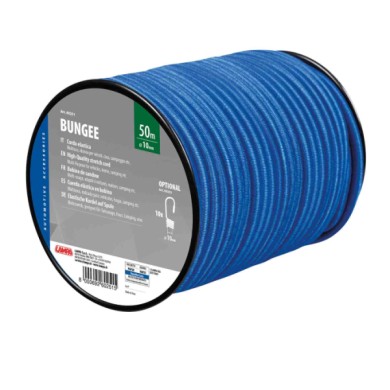 60251-S-01.JPG Corda Elastica In Bobina Ø 10 Mm 50 M Blu Corde Elastiche E Funi Portabiciclette