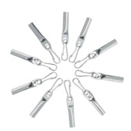 Set 10 Terminali Di Chiusura Con Moschettone Per Corde Ø 8 Mm Corde Elastiche E Funi Portabiciclette