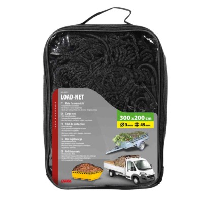 60312-C-01.JPG Load Net Rete Fermacarichi 300x200 Cm Ø 3 Mm Corde Elastiche E Funi Portabiciclette