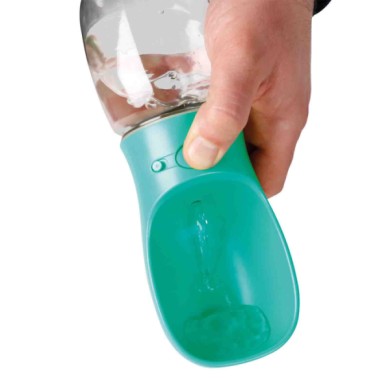 60487-A-02.JPG Pet Bottle Abbeveratoio Da Viaggio Per Animali 350 Ml Trasporto Animali