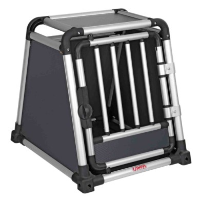 60501-S-02.JPG Premium Trasportino In Lega Di Alluminio Specifico Per Il Trasporto Di Animali In Auto Type 1 50 X 60 X H 55 Cm T