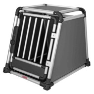 60504-S-01.JPG Premium Trasportino In Lega Di Alluminio Specifico Per Il Trasporto Di Animali In Auto Type 4 55 X 75 X H 62 Cm T
