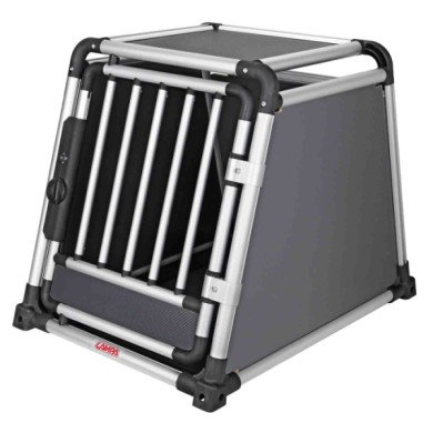 60506-S-01.JPG Premium Trasportino In Lega Di Alluminio Specifico Per Il Trasporto Di Animali In Auto Type 6 55 X 77 X H 60 Cm T