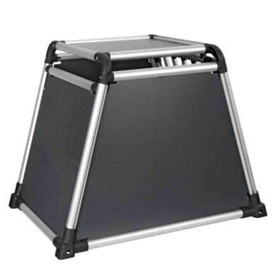 60506-S-03.JPG Premium Trasportino In Lega Di Alluminio Specifico Per Il Trasporto Di Animali In Auto Type 6 55 X 77 X H 60 Cm T