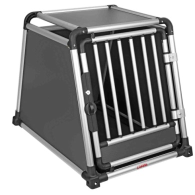 60507-S-02.JPG Premium Trasportino In Lega Di Alluminio Specifico Per Il Trasporto Di Animali In Auto Type 7 60 X 85 X H 86 Cm T