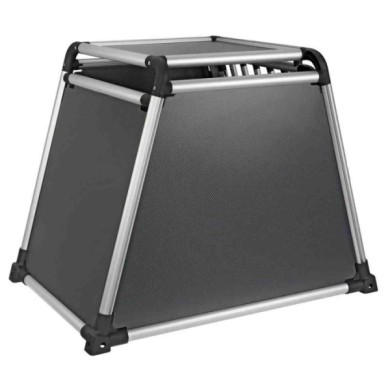 60507-S-03.JPG Premium Trasportino In Lega Di Alluminio Specifico Per Il Trasporto Di Animali In Auto Type 7 60 X 85 X H 86 Cm T