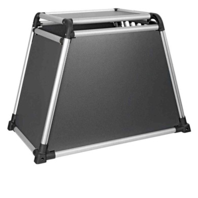 60508-S-03.JPG Premium Trasportino In Lega Di Alluminio Specifico Per Il Trasporto Di Animali In Auto Type 8 55 X 90 X H 66 Cm T