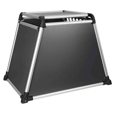 60509-S-03.JPG Premium Trasportino In Lega Di Alluminio Specifico Per Il Trasporto Di Animali In Auto Type 9 65 X 92 X H 70 Cm T