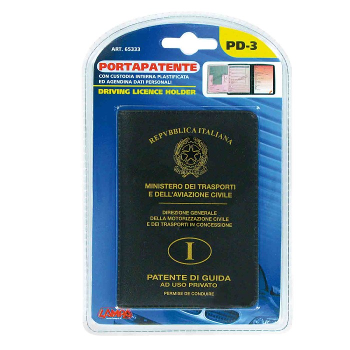 65333-C-01.JPG Portapatente Di Guida (vecchio Formato) Portadocumenti Portaoggetti