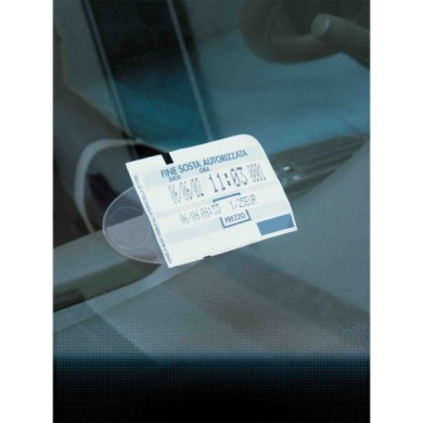 65347-S-01.JPG Parking Clip Portascontrino Parcheggio Blister 1 Pz Porta Licenze/dischi Orario Portaoggetti
