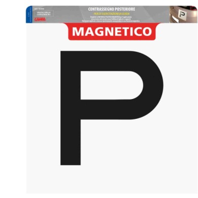 65356-S-01.JPG Contrassegno Per Esercitazioni Guida Magnetico Posteriore Contrassegni Targhe E Contrassegni