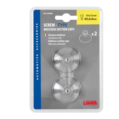 65468-C-01.JPG Ventose Multiuso 2 Pz Ø 40 Mm Portaoggetti Portaoggetti