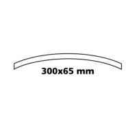 65511-S-01.JPG Convex 300 Specchietto Retrovisore Convesso 300x65 Mm Specchi Interni