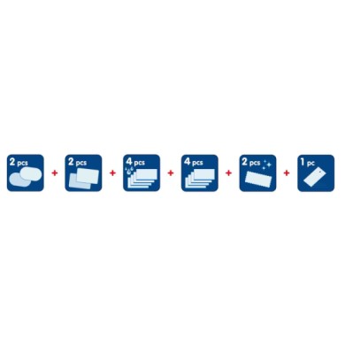 65568-S-01.JPG Clear View Set 4 Pellicole Adesive Con Nano Tecnologia Idrofobica M 135x95 Mm Specchi Esterni
