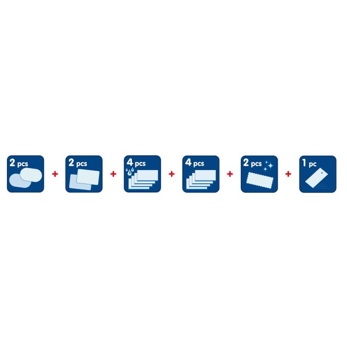65568-S-01.JPG Clear View Set 4 Pellicole Adesive Con Nano Tecnologia Idrofobica M 135x95 Mm Specchi Esterni