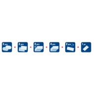 65568-S-01.JPG Clear View Set 4 Pellicole Adesive Con Nano Tecnologia Idrofobica M 135x95 Mm Specchi Esterni