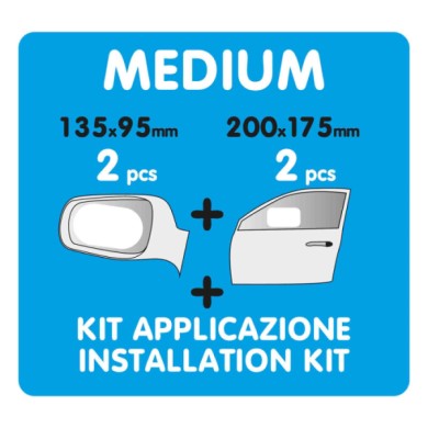 65568-D-02.JPG Clear View Set 4 Pellicole Adesive Con Nano Tecnologia Idrofobica M 135x95 Mm Specchi Esterni