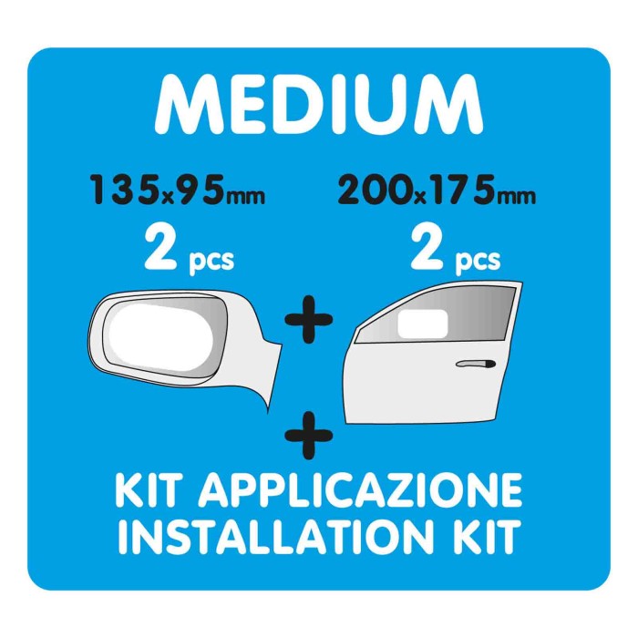 65568-D-02.JPG Clear View Set 4 Pellicole Adesive Con Nano Tecnologia Idrofobica M 135x95 Mm Specchi Esterni