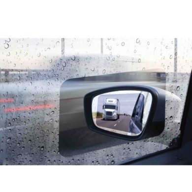 65569-S-01.JPG Clear View Set 4 Pellicole Adesive Con Nano Tecnologia Idrofobica L 150x100 Mm Specchi Esterni