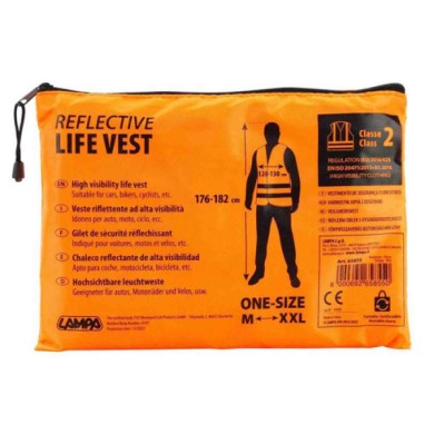65855-C-01.JPG Life Vest Veste Riflettente Arancio Soccorso Soccorso