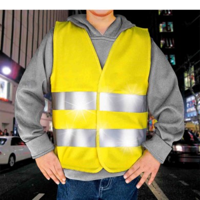 65857-S-01.JPG Kid Life Vest Gilet Riflettente Per Bambini Giallo Soccorso Soccorso