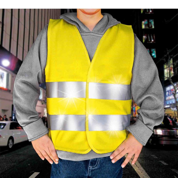 65857-S-01.JPG Kid Life Vest Gilet Riflettente Per Bambini Giallo Soccorso Soccorso