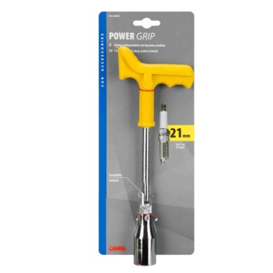 65872-S-01.JPG Power Grip Chiave Svitacandele Con Bussola Snodata 21 Mm Chiavi Svitacandela Chiavi Svitacandela