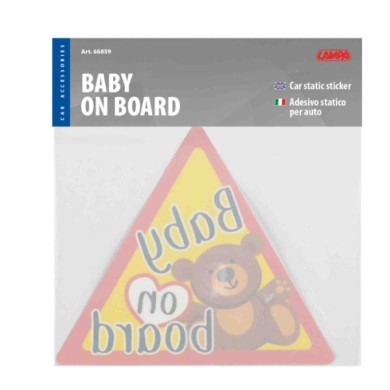 66859-S-01.JPG Bimbo A Bordo Contrassegno Adesivo Statico Contrassegni Targhe E Contrassegni
