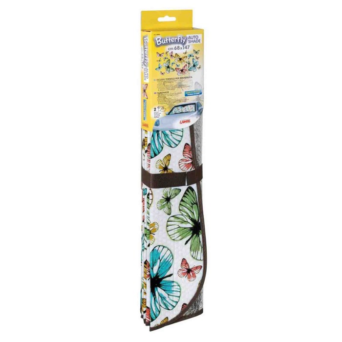 66865-C-01.JPG Scudo Termico Per Parabrezza 68x147 Cm Butterfly Scudi Parasole Tendine Parasole