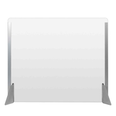 66932-S-01.JPG Schermo Protettivo Parafiato Senza Feritoia Per Banconi E Scrivanie 660x560 Mm Igienizzanti E Protezioni Igiene E