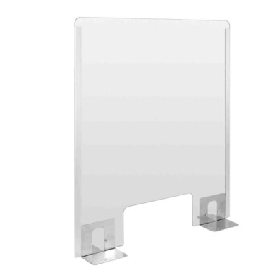 66933-S-02.JPG Schermo Protettivo Parafiato Con Feritoia Per Banconi E Scrivanie 660x760 Mm Igienizzanti E Protezioni Igiene E P