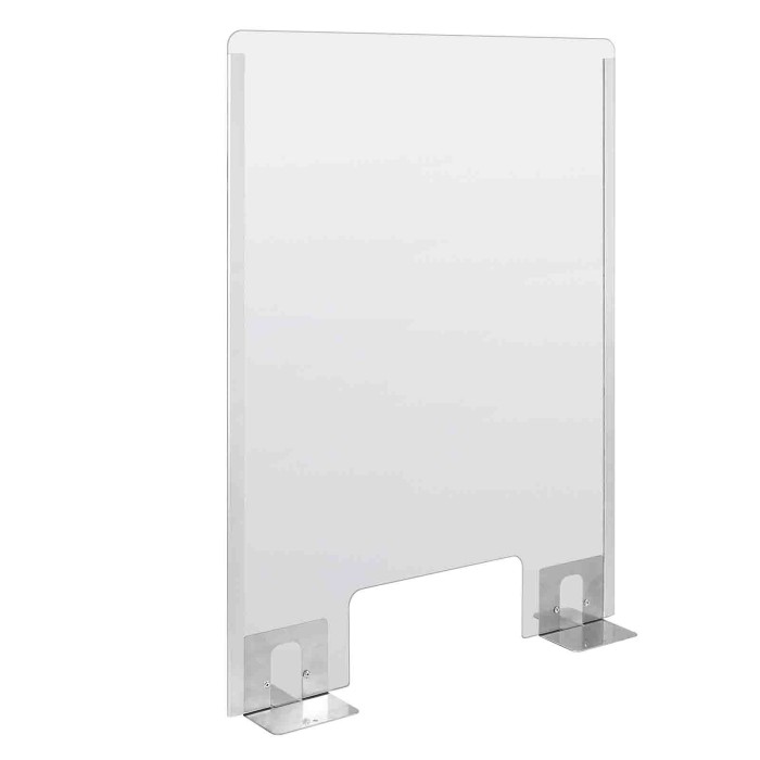 66934-D-01.JPG Schermo Protettivo Parafiato Con Feritoia Per Banconi E Scrivanie 660x960 Mm Igienizzanti E Protezioni Igiene E P