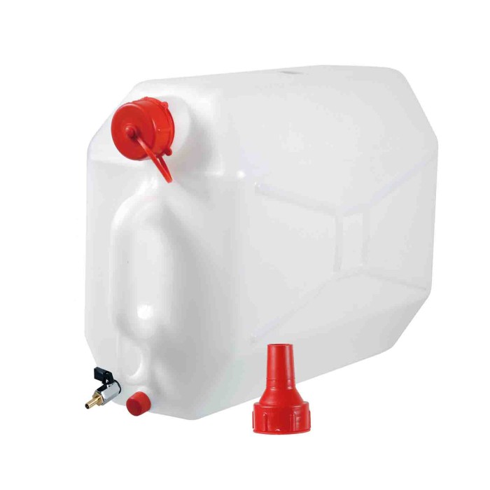 66997-S-01.JPG Tanica In Polietilene Con Rubinetto In Metallo 15 L Orizzontale Taniche