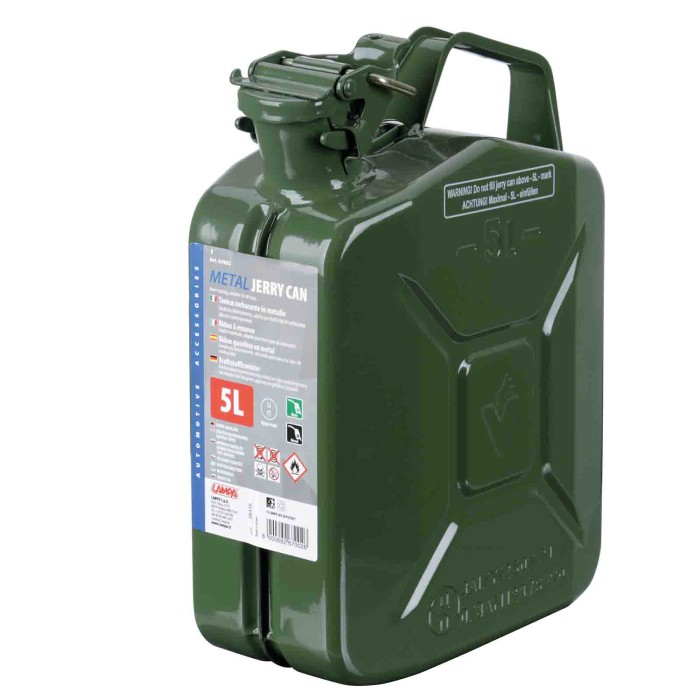 67002-S-02.JPG Tanica Carburante Tipo Militare In Metallo 5 L Taniche Taniche